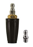 DailyFix Turbo Nozzle Pressure Washer - Up to 3600 psi & 212ºF / 100ºC - Rotating Pressure Washer Accessories - 3.0 GPM & 3.0 Orifice - Quick-Connect Plug 1/4