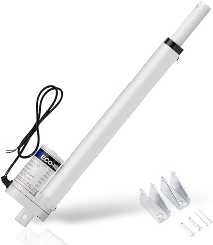 ECO-WORTHY Heavy Duty 330lbs/1500N Solar Tracker Linear Actuator Multi-Functions (12V, 18") IP54 Waterproof Linear Motion Actuator