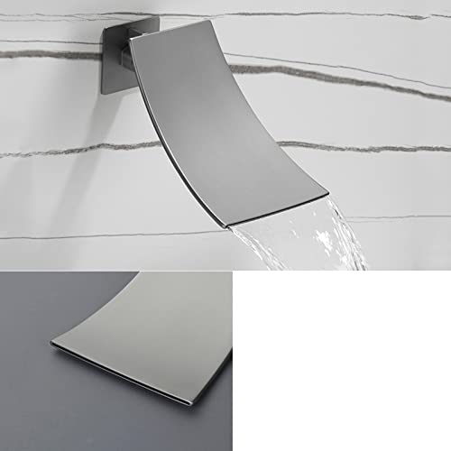 Mélangeur de douche gris baignoire ensemble robinets manche - 3