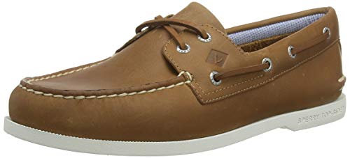 Sperry Men s Authentic Original Plushwave Boat Shoe, TAN, 10.5 M US