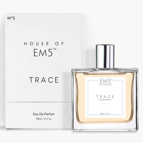 Image of EM5 Trace Unisex Perfume | Eau de Parfum (EDP) | Spray for Men & Women | Strong and Long Lasting Fragrance | Leather Animalic Warm Spicy | Gift for Men /Women | 50 ml