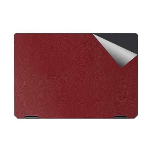 PDA工房 スキンシール HP OmniBook Ultra Flip 14-fh0000シリーズ 対応 【レザー調・レッド】