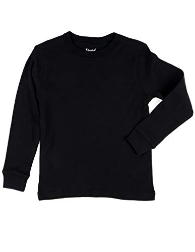 Image of Leveret Long Sleeve Boys Girls Kids & Toddler T-Shirt 100% Cotton (2-14 Years) Variety of Colors