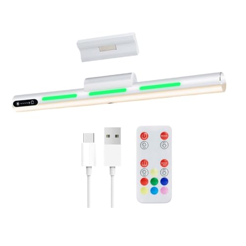 Fivetwofive Lámpara Magnética con Control Táctil, Color Ajustable, Brillo y Ángulo, Luz de Maquillaje RGB, Lámpara de