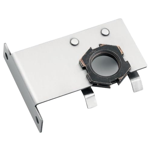 Kichler Lighting 15489CBR Accesorry - 4" Gutter Mount, Centennial Brass Finish with Clear Tempered Soda Lime Glass