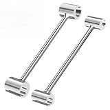 2 Pièces Outil de Réglage de Charnière de Porte, Cle de Reglage Gond Porte, Cle de Reglage...