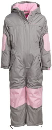 Toddler Girls Snowsuit - Fleece Lined Hooded One Piece Snow Coveralls for Toddler and Baby Girl (Sizes: 18M-6X)