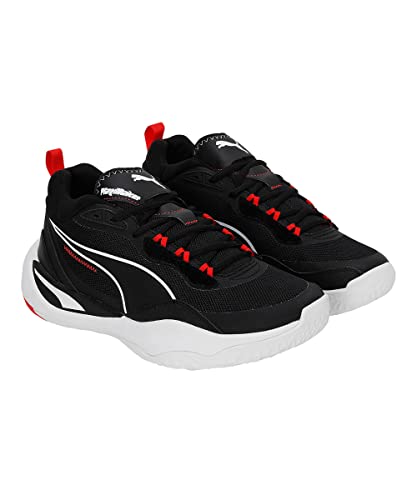 Image of Puma Playmaker Textile Mid Boot Lace Up Mens Casual Shoes