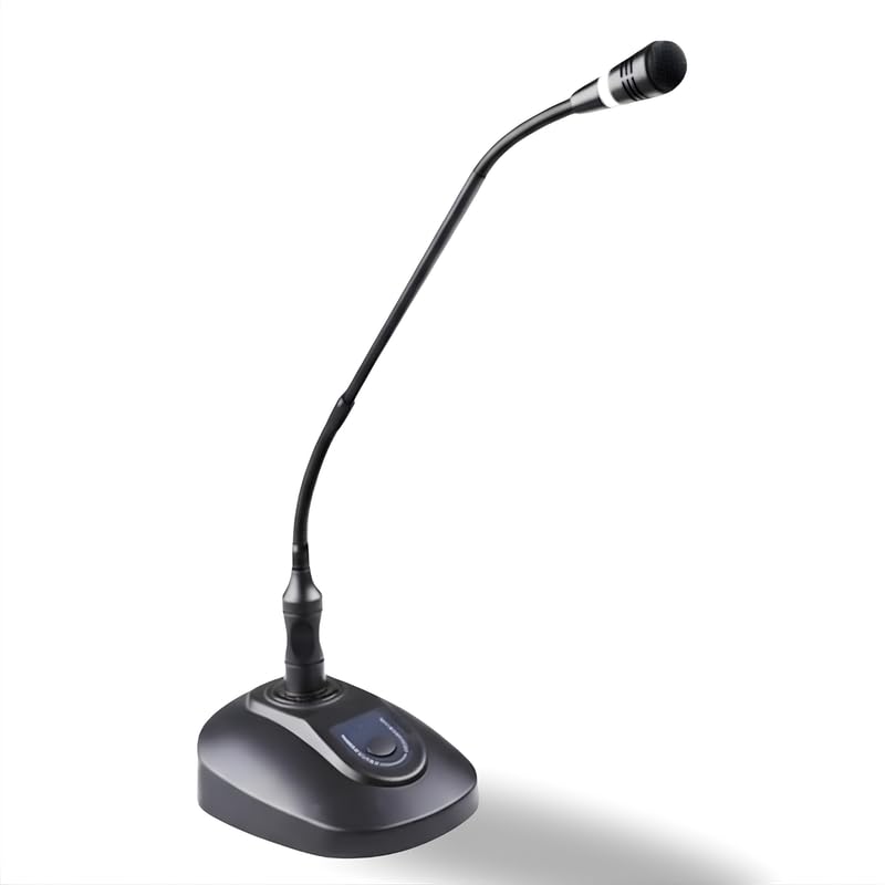 Elevea 𝟏𝟓 𝐘𝐞𝐚𝐫𝐬 𝐆𝐮𝐚𝐫𝐚𝐧𝐭𝐞𝐞 Desktop Gooseneck Conference Microphone with Mute and Volume Controls Clear Voice Capture Noise Reduced Pickup and Adjustable Flexible Neck-image-38