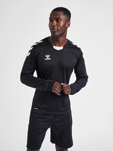 hummel Core Xk Poly Trikot Langarm schwarz, S Herren