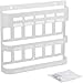 Produktbild Westmark Gewürzregal Wand - Gewürzdosen ideal aufbewahren - Befestigungsmaterial inkl. - 37,9 cm lang - 6cm tiefe Abstellflächen - Kunststoff (weiß)