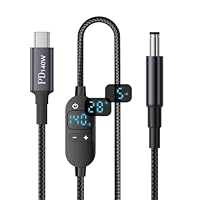 CY Câble De Type C USB-C Entrée Vers 20 V DC 5,5 X 2,1 Mm Puissance De Sortie 100 W 135 W 140 W 65 W PD Câble De Charge Pour Ordinateur Portable