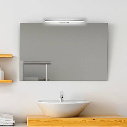San Marco Specchio semplice per bagno 90x60 con lampada