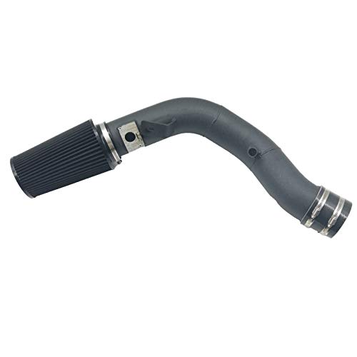 Cold Air Intake Kit Performance for 2003-2007 Ford F-250 F7-350 6.0L Powerstroke Diesel (Black Ture & Black Filter)