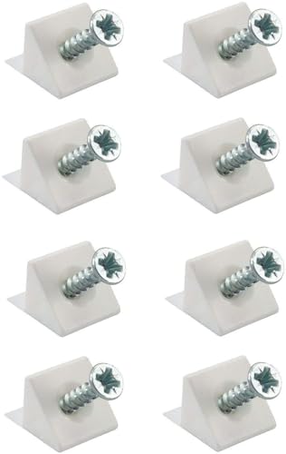 8X Drawer Support Sagging Chest Bottom Repair Fixing Mending Reusable Plastic Wedge Screw Convenient and Clever