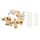 Support sécurisé : le design conique assure la stabilité et empêche les glissements accidentels, ce qui le rend adapté à diverses surfaces et utilisations, pieds de plateau de coupe, pieds en laiton