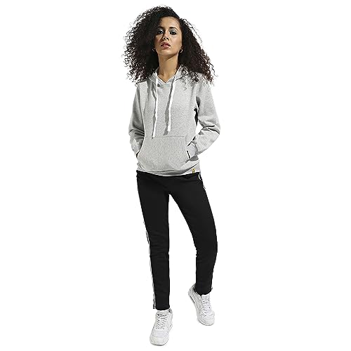 Image of PINACOLADA Women's Pullover Hoodie with Kangaroo Pockets for Casual Wear | Hooded Neck | Long Sleeve | Drawstring Closure | Cotton Sweatshirt Crafted with Comfort Fit for Everyday Wear