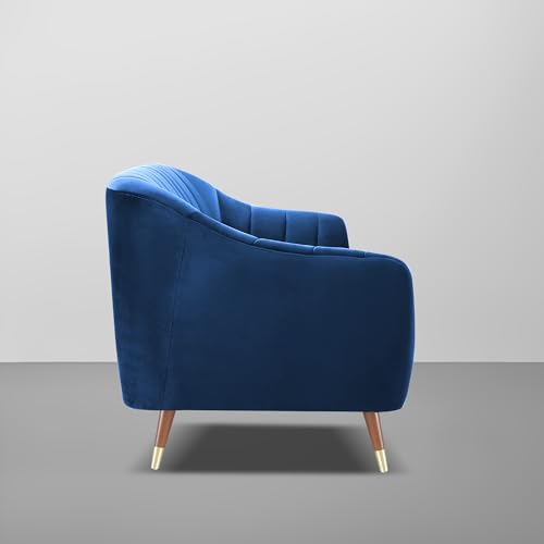 Image of Atticus 2 Seater Sofa for Living Room (Blue) Premium Fabric Sofa