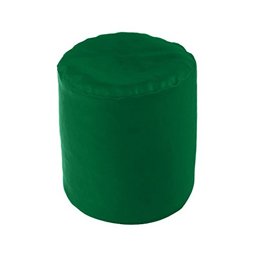 Sattva Square Footstool Cover (Without Beans) - Dark Green