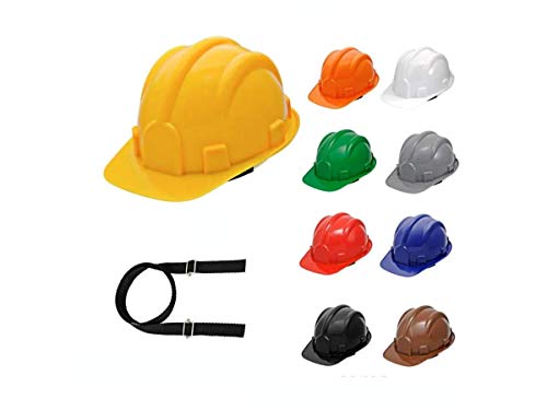Capacete De Proteção Para Obra Beryl Construção - Proteloja EPI's (Amarelo)