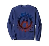BILAUL00443 Avengers Age Of Ultron Team Silhouette Logo Sweatshirt