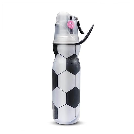 efiLneerG Insulated Sports Water Bottle with Spray Mist and Sip Kids Cool Misting Soccer Water Bottles School for Boys Girls Gym Cycling Climbing 20 OZ, Leak Proof Squeeze Cold Waterbottle
