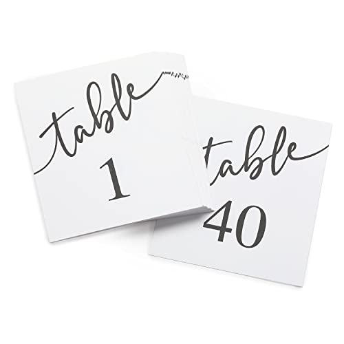Numéros de table au design propre et moderne papier 62314 - 2