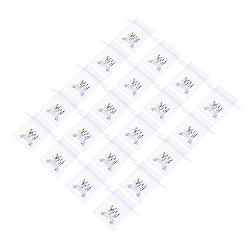 20 bolsas sachet vacías con cordón para perfumes y flores miniatura 1