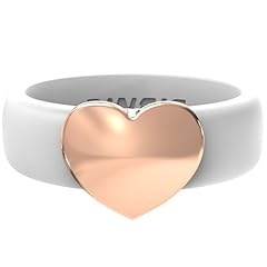 PACK E: White / Metal Heart - Rose Gold