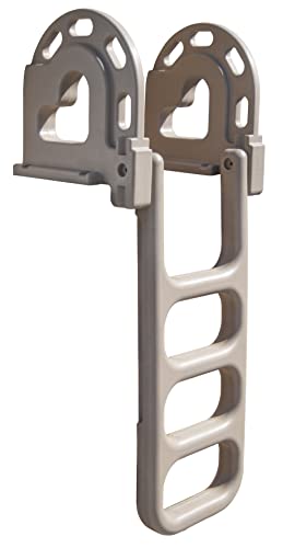 DockEdge 4-Step FlipUp Dock Ladder, LLDPE, Sand