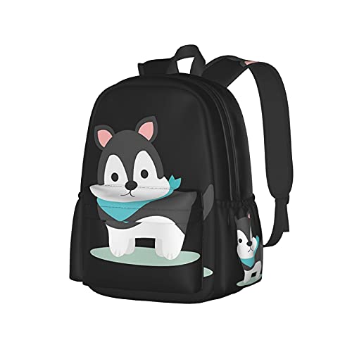 Sac à dos école husky 43 cm pour ranger cours et ordinateur portable