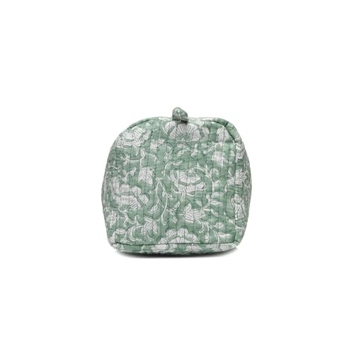 Image of Block N Style's Travel Hanging Toiletry Bag Pouch Dopp Kit for Men and Women Organizer for Cosmetics, Makeup Brushes, Jewelry, Shaving Tools and Travelling Accessories (Sea Green)