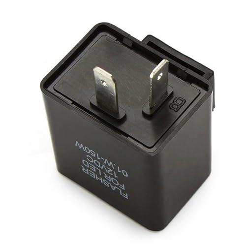 Relais de clignotant électronique 12V 2 broches 10A pour moto et scooter
