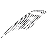 APS Compatible with Nissan Altima 2013-2015 Main Upper 304 Stainless Steel Chrome Polished 8x6 Billet Front Grill Grille Insert N66385C