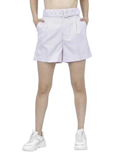 Image of Tokyo Talkies Women's Regular Fit Regular Shorts | Stretchable Shorts