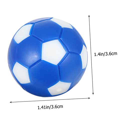 CLISPEED 12 Pçs Bolas Bolas De Futebol Pebolim Acessórios De Cor Mesa Azul Para Substituições De Ace