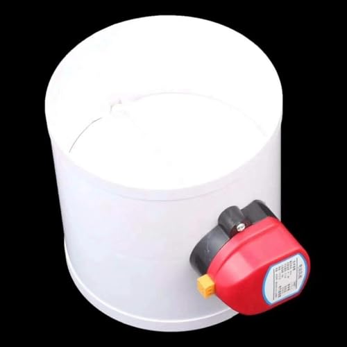 GXRQLHYZ 2 válvulas de compuerta de Aire HVAC de 160 mm, válvula de retención motorizada eléctrica for válvula solenoide de ventilación de 6 Pulgadas con actuador de 220 V