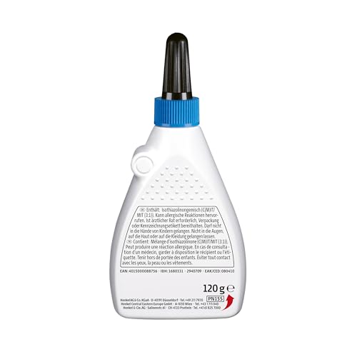 Ponal Holzleim Wasserfest, Montagekleber mit hoher Verleimungsfestigkeit für Feuchträume, wasserfester Kleber zur Montage-, Fugen- & Flächenverleimung, 1x120g