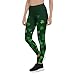 FIERCEPULSE Part Irish, All Trouble Leggings for Women - Mid Waisted, Stretchy Pants Printed Leggings for Workout & Exercise Multi