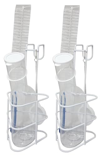 FabaCare 2x Urinal für Männer mit Korb und Bürste, Urinflasche, Urinhilfe, Urinente, Betturinal, Urinalflasche, Urin-Ente, Inkontinenz-Urinal, Inkontinenz-Hilfe, mobiles Urinal, mobile Urinalhilfe