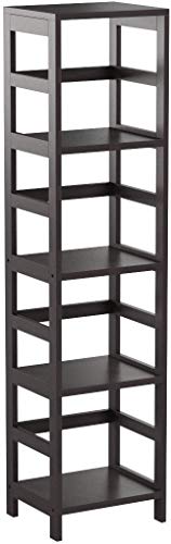 Winsome Wood Leo model name Shelving, Small, Espresso