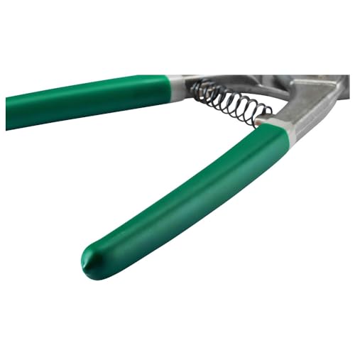 SATA ST93204 Tin Snips 350 mm, 14 Inch for a Straight Cut with Ergonomic and Dipped Handle and Spring Mechanism - Image 3