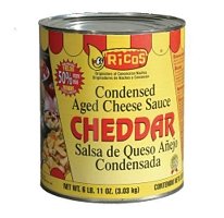 Ricos Condensed Cheddar Cheese Sauce 107 Ounce 6 Pack