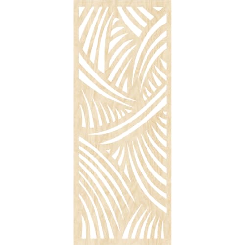 Image of Chester Decorative Pierced Fretwork Wood Wall Panels, 11 3 /8 inchW x 29 3 /8 inchH x 1 /4 inchT, Birch