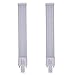 YinzPlus Pack de 2 G23 LED Bombilla 8 Watt Blanco Natural 4000K 800 Lúmenes Ra 90 Enchufar 2 Clavija PL CFL Lámpara LED Bombilla Compacta G23 LED Tubo Luz Para Iluminación Interior
