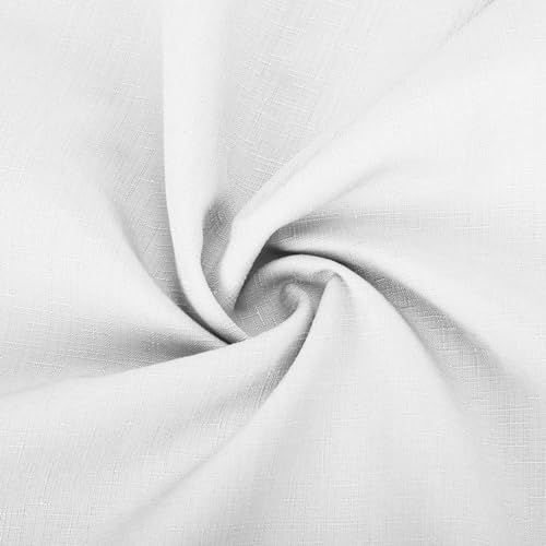 Generic Blusas básicas femininas outono verão manga curta gola alta linho ajuste solto blusas camisa