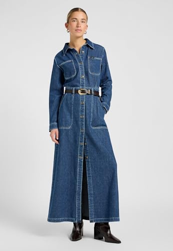 Robe denim maxi Lee d'excellente qualité pour un style chic et épuré - 5