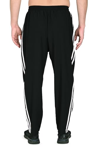 Image of Men's NS Cotton Track Pants, Elastic Waistband, Pockets & Jip Casual Sports Trousers, Gym Sports Workout Plus Size (S to 6XL)