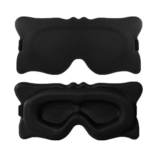 メール便 99%遮光&目に密着しない◎3D立体アイマスク メンズ レディース アイマスク 睡眠 快眠 安眠 就寝 グッズ 遮光 ブラック F
