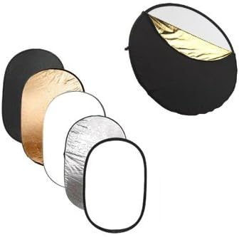 Neewer® 5-in-1 Professional Folding Multi-Disc Oval Light - View #7